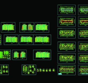 某小区多层住宅施工图全套