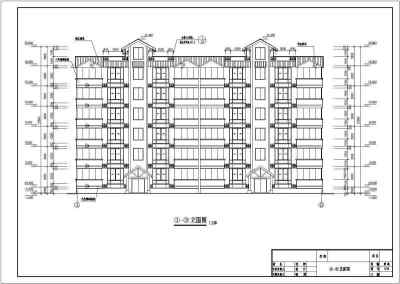 某地多层住宅楼建筑设计施工图