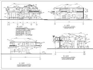 某二层别墅建筑、结构设计施工图纸