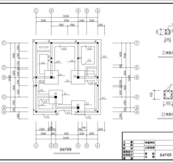 南方某私人砖混结构别墅结构设计施工图