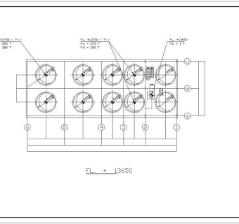 某地多层框架结构厂房结构方案图纸