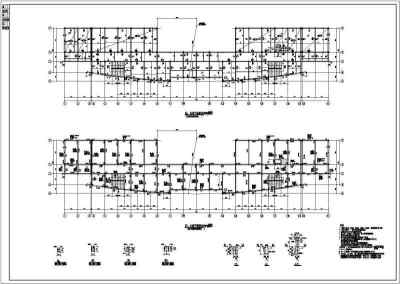 某地六层框架结构教学楼结构施工图