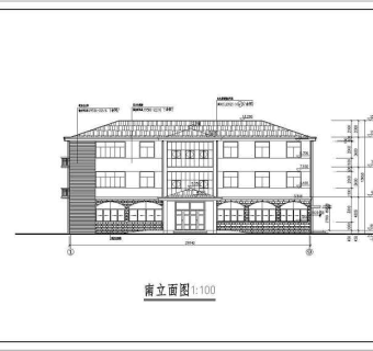 某多层框架结构办公楼结构设计施工图