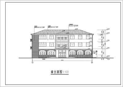 某多层框架结构办公楼结构设计施工图