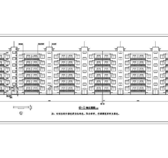 某地小区多层住宅建筑设计施工图