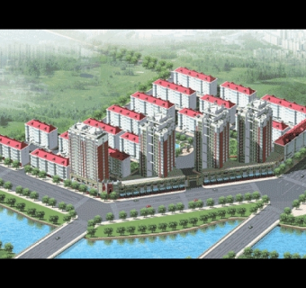 小区规划效果图