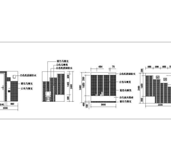 某小区三室两厅住宅装修方案设计图