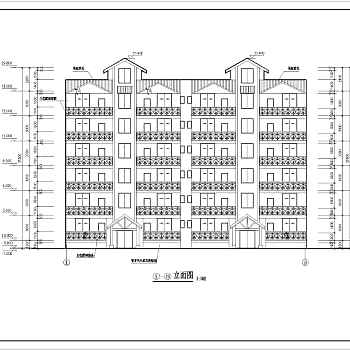 某多层住宅楼建筑设计施工图