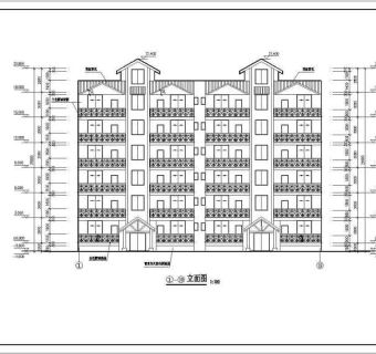某多层住宅楼建筑设计施工图