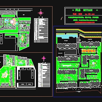 某小区规划绿化总平面图3D模型