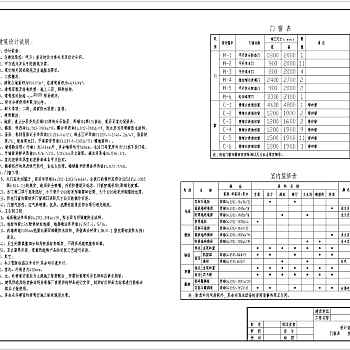 某框架结构小别墅建筑结构施工图