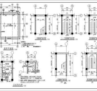 某框架结构私人住宅别墅全套建筑结构施工图