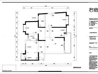 某地三室两厅两卫住宅装修设计施工图纸