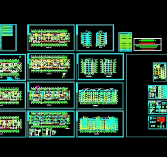 多层住宅建筑全套图