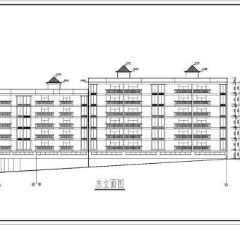 某地多层住宅楼建筑设计方案图