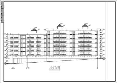 某地多层住宅楼建筑设计方案图