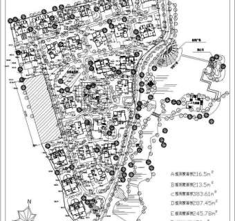 某别墅区规划总图及景观设计3D模型