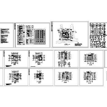 高级独栋别墅施工图3D模型