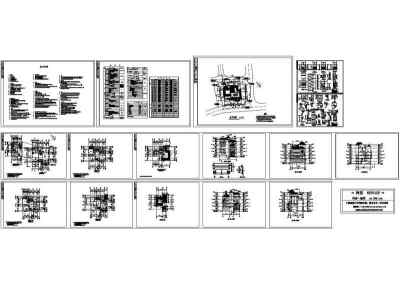 高级独栋别墅施工图3D模型