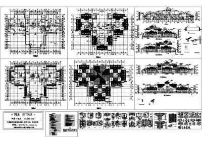 北美风情别墅全套图3D模型