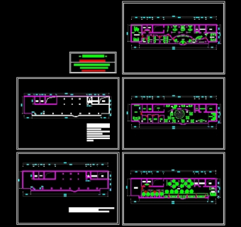 某综合楼餐饮室内设计装修图