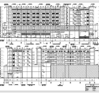 某地区6层框架结构商住楼建筑设计施工图