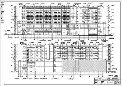 某地区6层框架结构商住楼建筑设计施工图