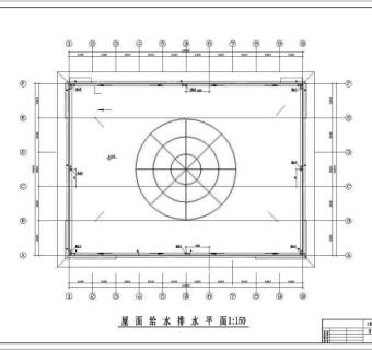 某中学二层框架结构游泳池给排水设计图