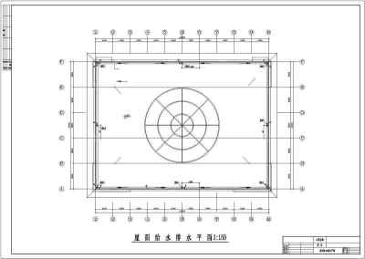 某中学二层框架结构游泳池给排水设计图