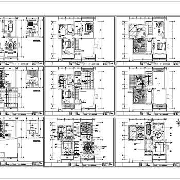 豪华别墅室内装饰3D模型