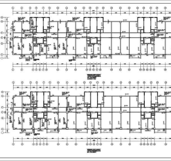 新疆于田县钢砼框剪高层住宅楼结构施工图纸