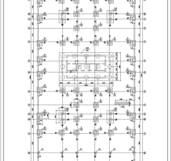 某大厦框架结构地下室基础设计施工图