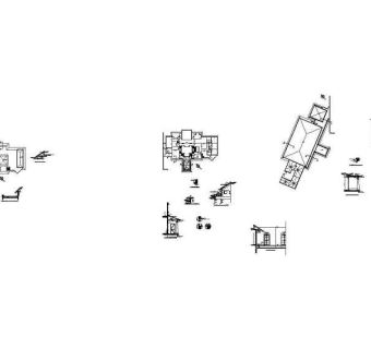 总统别墅建筑施工图3D模型