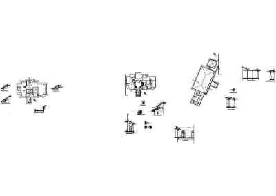 总统别墅建筑施工图3D模型