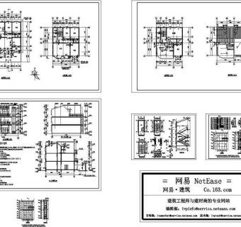 全套别墅建筑图纸3D模型