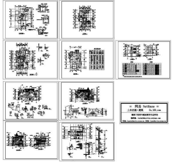 独体别墅建筑图纸3D模型