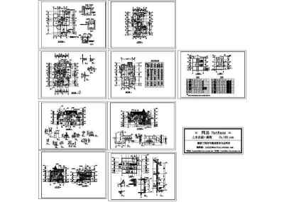 独体别墅建筑图纸3D模型