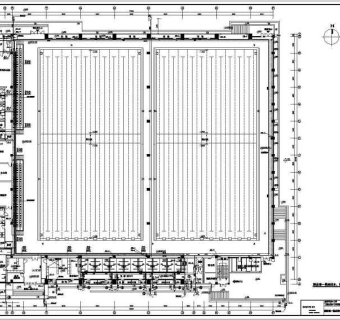 某大学一层钢结构游泳馆给排水施工图