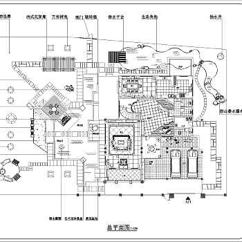 某地多层别墅内庭院景观设计方案图3D模型