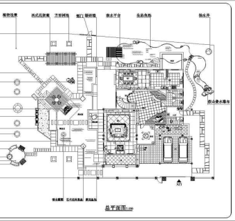 某地多层别墅内庭院景观设计方案图3D模型