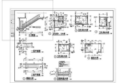 欧式别墅建筑结构施工图3D模型