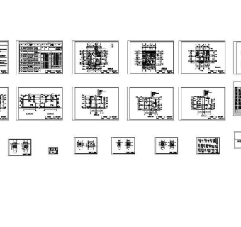 豪华欧式别墅施工图3D模型