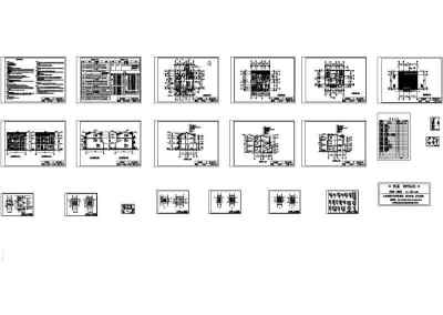 豪华欧式别墅施工图3D模型