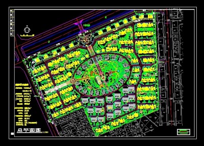 小区规划总平面图3D模型