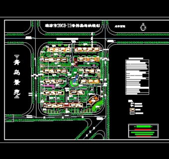 住宅小区规划图3D模型