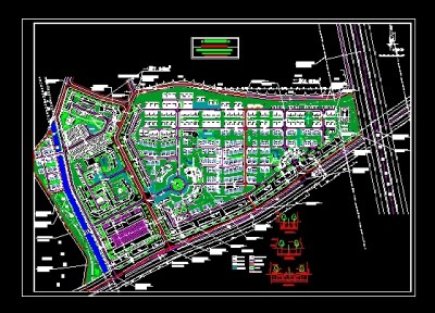 小区详细规划图3D模型