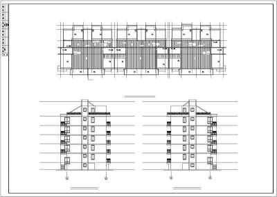 某多层住宅楼建筑设计图