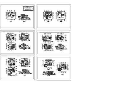 别墅建筑设计方案图