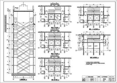 某高层剪力墙结构住宅楼建筑设计cad全套施工图