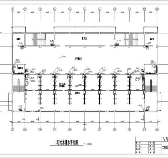 某寄宿中学浴池给排水工程设计施工图